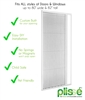 Plissé Single Retractable Door Screen