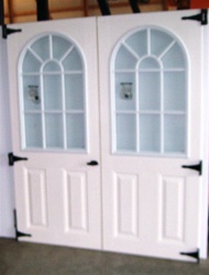 2- 30 1/2" x 72" 11 Lite Fiberglass Garden Doors  CLICK PICTURE FOR MORE DETAILS