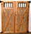 2 - XBUCK DOORS With Transom Windows SHIPPING IS FREE !