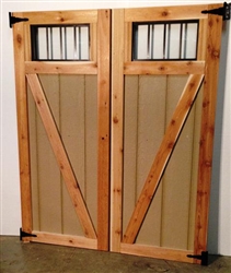 2 - Z DOORS With Transom Windows  SHIPPING IS FREE !