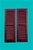 9"x27" Burgandy Louvered Shutters