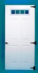 1- 35 3/4" x 72" 4-Lite Fiberglass Door   Shipping Is Free!