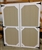 2- Wood Shed Doors (Corner Block Design)  .SHIPPING IS FREE!