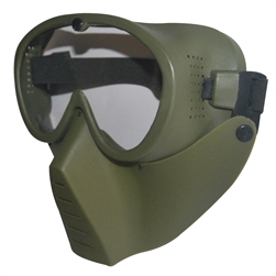 Airsoft Tactical gear wholesale distributor dropshipper TG008BG-5 Green Clear Protective Mask (5 pcs) - 3L-INTL