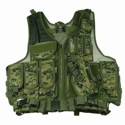 TG100W Woodland Digital Camouflage Deluxe Tactical Vest - 3L-INTL