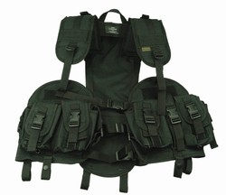 TG103B Black Tactical Vest with Hydration Pouch - 3L-INTL