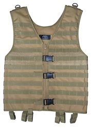 TG107T Tan MOLLE Web Tactical Vest - 3L-INTL