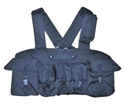 TG115B Black 7-Pouch Chest Rig - 3L-INTL