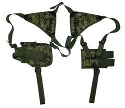 TG208WA-3 Woodland Digital Shoulder Holster with One Holster and One Magazine Pouch (3 pcs) - 3L-INTL