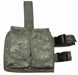 TG211A ACU Digital Camouflage Double Drop Leg Magazine Pouch - 3L-INTL