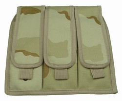 TG212D Desert Camouflage Triple Drop Leg Magazine Pouch - 3L-INTL