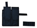 TG247B-4 Black Velcro Attachable Double Magazine Pouch (4 pcs) - 3L-INTL