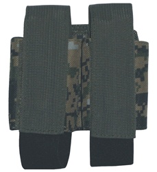 TG303W Woodland Digital Camouflage MOLLE Dual M16 Mag Pouch - 3L-INTL