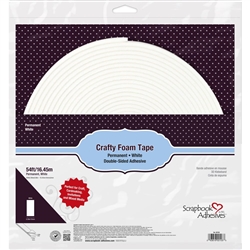 3L Scrapbook Adhesives -  Crafty Foam Tape Roll White