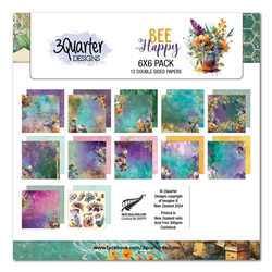 3Quarter Designs - Bee Happy Collection Pack 6X6