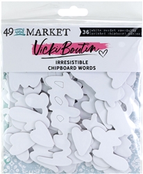 49 and Market -  Vicki Boutin Irresistible Die Cuts Words