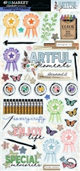 49 and Market - Vicki Boutin Artful Moments 6x12 Cardstock Sticker