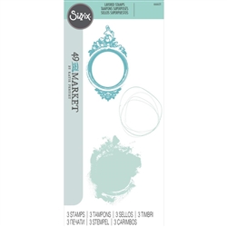 49 and Market -  Sizzix Layered Clear Stamp Set 3/Pkg