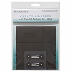 49 and Market - Create-An-Album Waterfall Enclosure 4"X6"Black