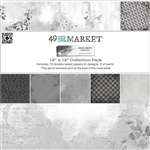 49 and Market -  Color Swatch: Charcoal 12X12 Collection Pack