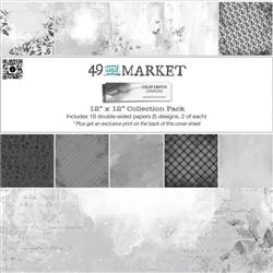 49 and Market -  Color Swatch: Charcoal 12X12 Collection Pack