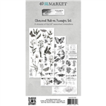 49 and Market - **PRE-ORDER** Color Swatch: Charcoal Rub-On Transfer Set