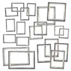 49 and Market -  Color Swatch: Charcoal Frame Set