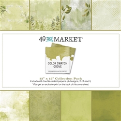 49 and Market - Color Swatch: Grove 12X12 Collection Pack