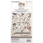 49 and Market - Color Swatch: Toast Laser Cut Outs Elements 111/Pkg