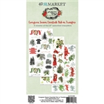 49 and Market - Evergreen Season Essentials Rub-On Transfer Set 3/Sheets