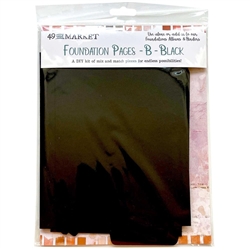 49 and Market - Foundations Memory Journal Foundations Pages B Black