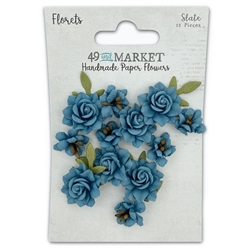 49 and Market - Florets Paper Flower Slate