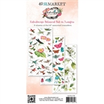 49 and Market -  Kaleidoscope Rub-On Transfer Set Botanical