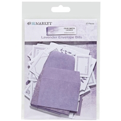 49 and Market - Color Swatch : Lavender Envelope Bits