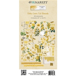 49 and Market - Color Swatch: Ochre Laser Cut Outs Elements