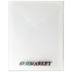 49 and Market - Flat Storage Envelopes 6.5"X8.5"  3/Pkg
