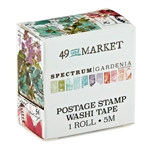 49 and Market - Spectrum Gardenia Washi Tape Roll Postage Stamp