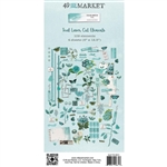 49 and Market - Color Swatch: Teal Laser Cut Outs Elements 109/Pkg