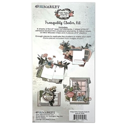 49 and Market - Vintage Artistry Tranquility Cluster Kit