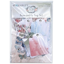 49 and Market - Vintage Artistry Tranquility Tag Set