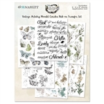 49 and Market - Vintage Artistry Moonlit Garden Rub-Ons 6X8 6/Sheets