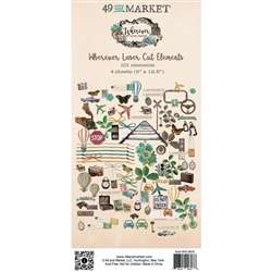 49 and Market - Wherever Laser Cut Outs Elements 101/Pkg