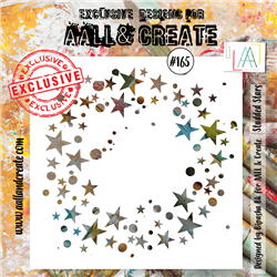 AALL & Create - 6X6 Stencil #165 Studded Stars