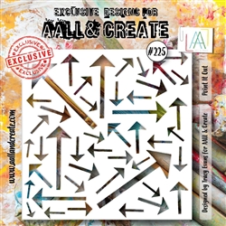 AALL & Create - 6X6 Stencil #225 Point It Out