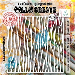 AALL & Create - 6X6 Stencil #229 Reeds of Wonder