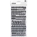 American Crafts - Foam Alphabet Sticker Wonder Black