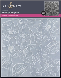 Altenew - 3D Embossing Folder Beautiful Bergenias