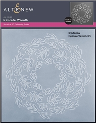 Altenew - 3D Embossing Folder Delicate Wreath