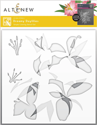 Altenew - Layering Stencils Set Dreamy Daylilies