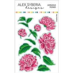 Alex Syberia Designs - Gorgeous Peonies Die Set